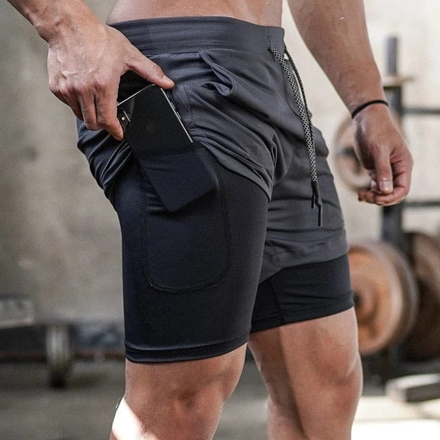 Compression Shorts Pocket | Men's Sports Shorts | GymSetter