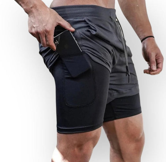 Compression Shorts Pocket | Men's Sports Shorts | GymSetter