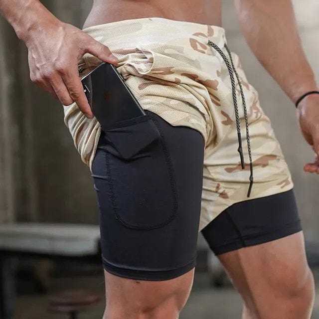 Compression Shorts Pocket | Men's Sports Shorts | GymSetter